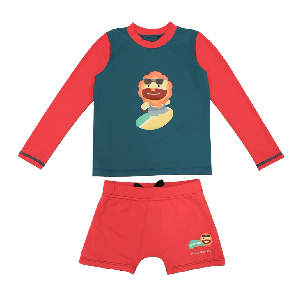 Marcus & Marcus Rash Guard Set & Swim Shorts
