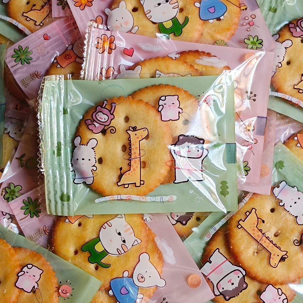 ของแถม ของแจก ของขวัญ ของจีบลูกค้า บิสกิต ขนมปังกรอบ รสชาติอร่อย ราคาถูกมาก ชิ้นละ 3 บาท ❌สั่งขั้นต่ำ 10 ชิ้น❌