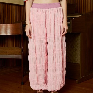 BLACKDOG BKK - Sequin balloon pants - กางเกงขายาวเอวยางยืดปั…