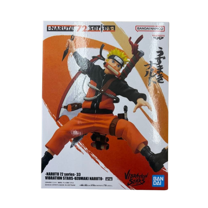 Banpresto NARUTO 72 series 33 VIBRATION STARS UZUMAKI NARUTO Figure Japan Sasuke Kakashi Itachi