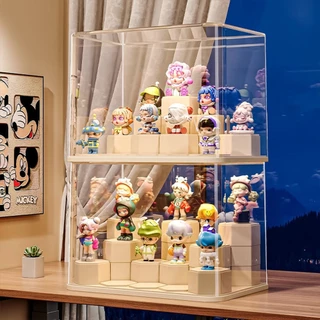 กล่องใส่โมเดล กล่องใส กล่องใส่ตุ๊กตา วัสดุ PET สามารถวาง DIY ได้ วางซ้อนได้ ที่เก็บของสะสม ส่งจากกรุงเทพ COD