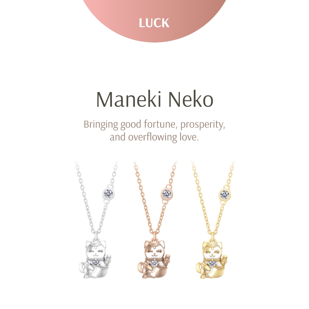 Ravipa | Maneki Neko Necklace - สร้อยคอ
