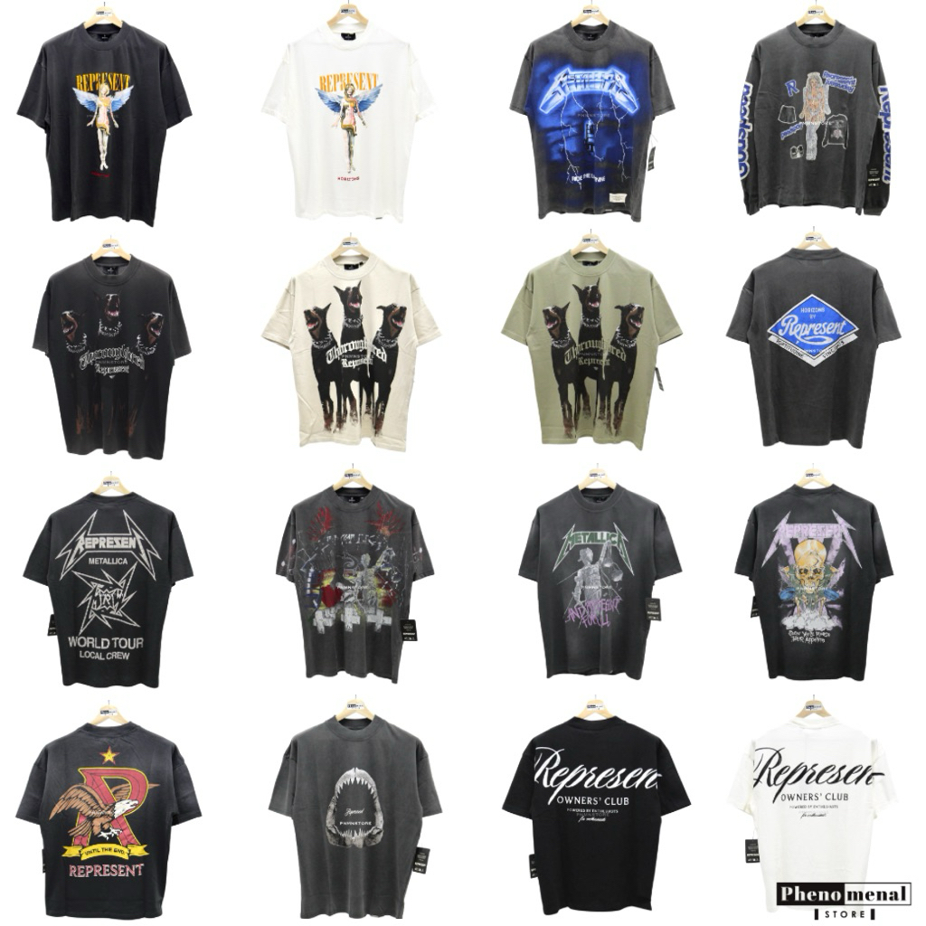 [เก็บโค้ด ลด 20%] เสื้อยืด REPRESENT T-SHIRT ของแท้ พร้อมส่ง