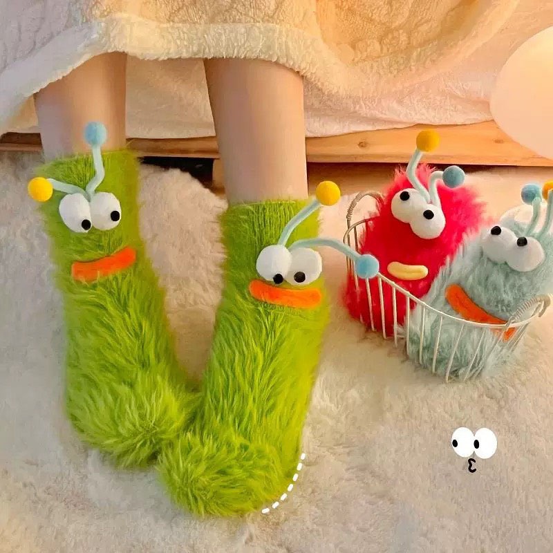 ถุงเท้าสเนลขนนุ่ม ถุงเท้าแฟชั่นหอยทาก ข้อสั้น สีพาสเทลน่ารัก ใส่กับเพื่อน ใส่เที่ยว สินค้าพร้อมส่ง - รูปที่ 6