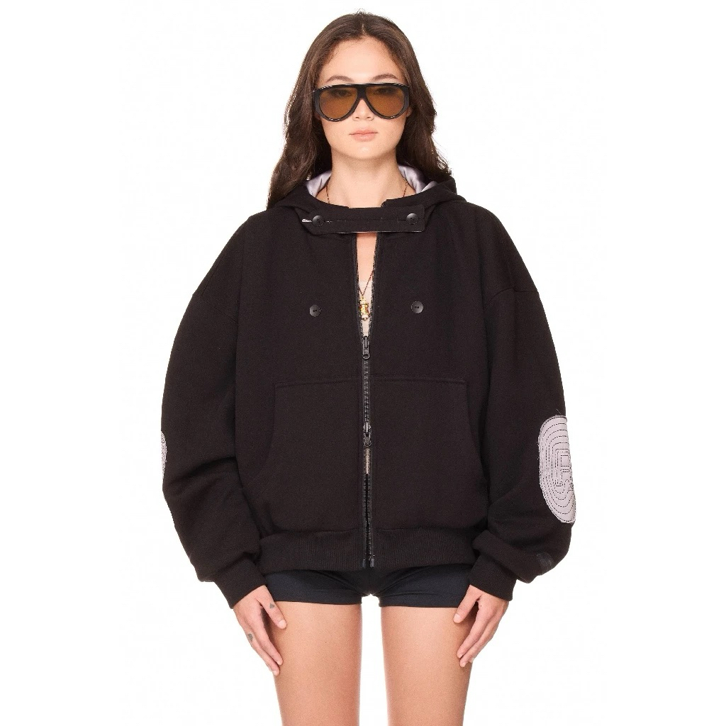 Pre-order (14-20days) แบรนด์เวียดนาม 🇻🇳 BEUTER® | Unisex - Short Zip-Up Hoodie - เสื้อฮู้ดซิปสองด้าน