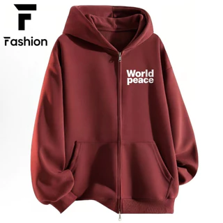 แจ็คเก็ตฮู้ดี้ Unisex เนื้อผ้านุ่มลื่น สัมผัสดีเยี่ยม ใส่คู่กับแฟนได้ ไซส์ครอบคลุม