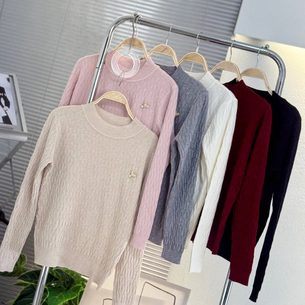 C031 เสื้อคาร์ดิแกนถักไหมพรม BMG Beming ผ้านุ่ม ยืดหยุ่นดี ใส่สบาย