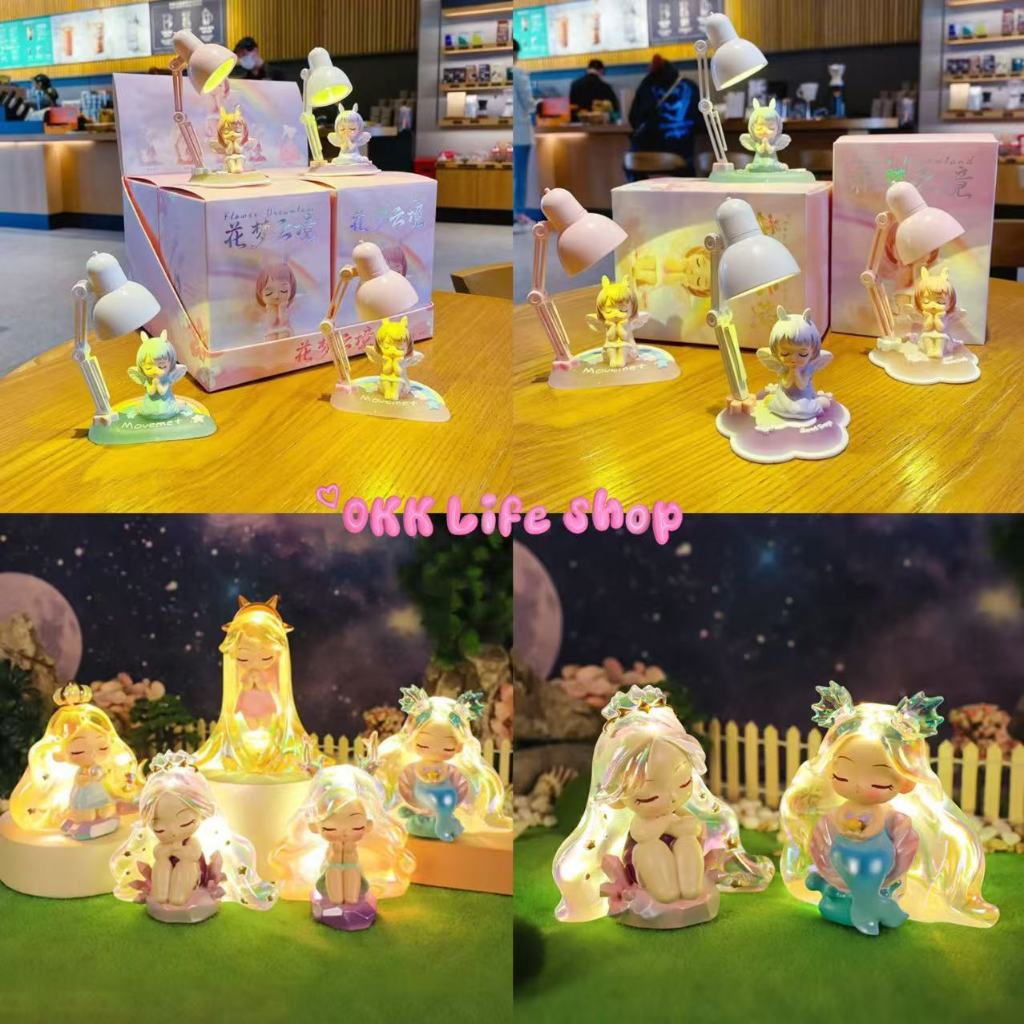 OKK Life Stop(A060)*พร้อมส่งในไทย*กล่อมสุ่มโคมไฟตั้งโต๊ะนางฟ้าน้อย ตกแต่งห้อง ตกแต่งบ้าน สุดน่ารัก