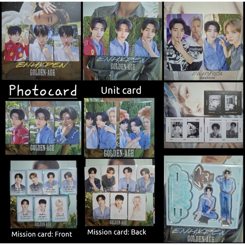 [พร้อมส่ง] [Official] การ์ด Enhypen Dicon N 30 (Jungwon Heeseung Jay Jake Sunghoon Sunoo Niki)การ์ดแ