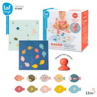 Taf Toys لعبة صيد السمك المغناطيسية My 1st Magnetic Fish لعبة تنمية مهارات للأطفال من عمر 12 شهرًا فأكثر