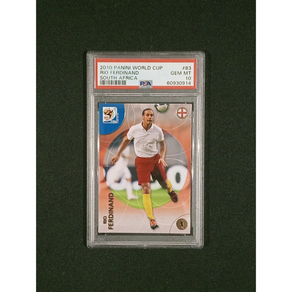 2010 Panini World Cup South Africa #83 Rio Ferdinand PSA 10