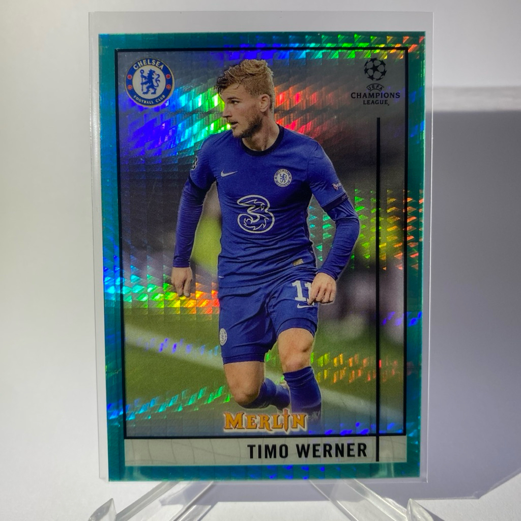การ์ดนักฟุตบอล TIMO WERNER, CHELSEA, TOPPS MERLIN 2021