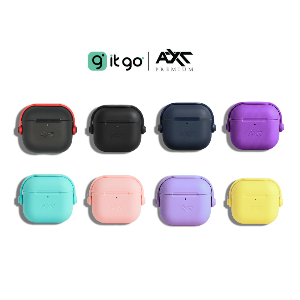 เคสหูฟัง AXT Airpords4-02 ดีไซน์มินิมอล เรียบหรู ปกป้องกันกระแทก สะดวกพกพา