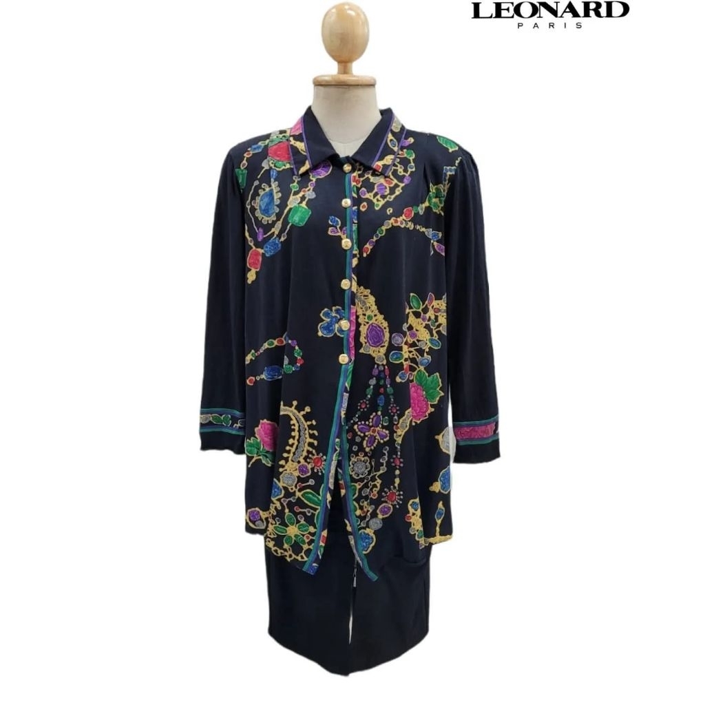 Leonard Paris Wool BlouseSz