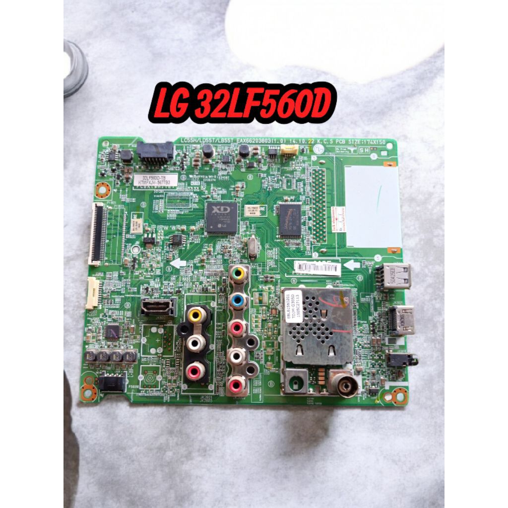 เมนบอร์ดทีวี LG รุ่น32LF560Dแท้ถอด