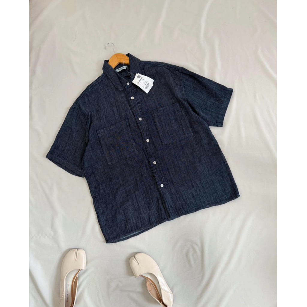 8seconds เสื้อเชิ้ตยีนส์ มือ 1 ป้ายห้อย