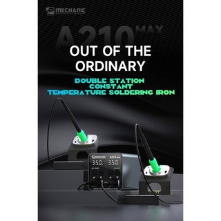 MECHANIC A210 MAX Soldering Station C210 C115 คู่สถานีเชื่อม Rework Station สำหรับโทรศัพท์มือถือ PCB