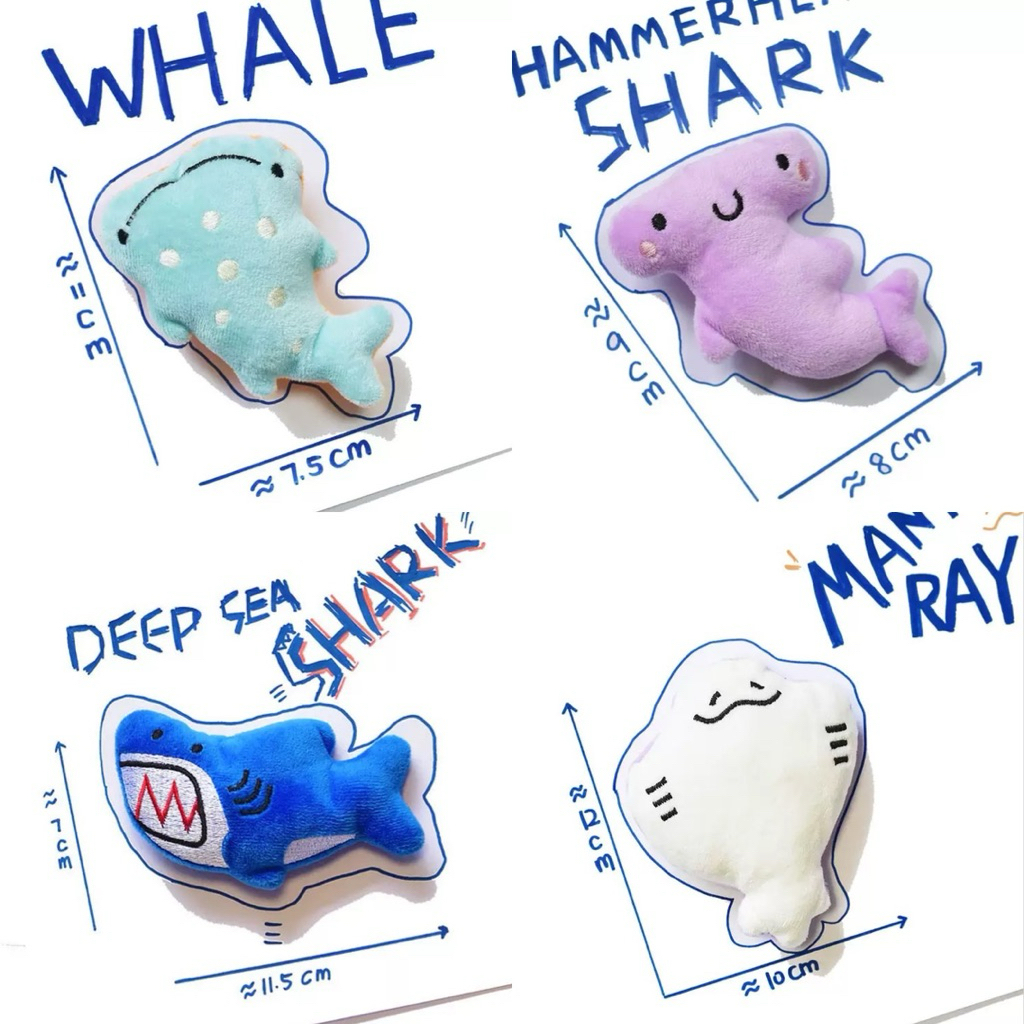 🔥ส่งฟรี TH🔥ของเล่นสัตว์เลี้ยง ตุ๊กตาโลกใต้น้ำ เบเกอร์รี่ นุ่มนิ่มบีบมีเสียง minimal ของเล่นแมว ตุ๊กตาสัตว์เลี้ยงนุ่มนิ่ม - รูปที่ 5