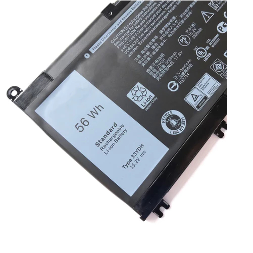 15.2V 56WH 33YDH DELL Battery For Dell Inspiron 15 7577 7588 17 7773 7778 7779 7786 G3 3579 5587 377