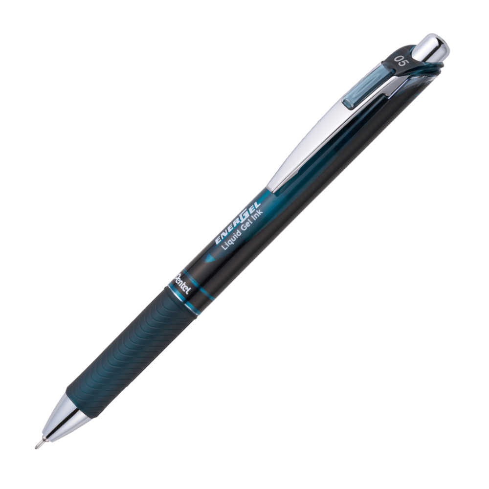 Pentel ปากกา Energel แบบกด ขนาด 0.5 มม หมึกโทนดำ เขียว ฟ้า ม่วง และไส้เติม - รูปที่ 2