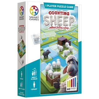 SMART GAMES, Counting Sheep ของเล่นฝึกสมอง เสริมเชาว์ ลิขสิทธิ์แท้ จากเบลเยียม สำหรับเด็ก 7 ปีขึ้นไป