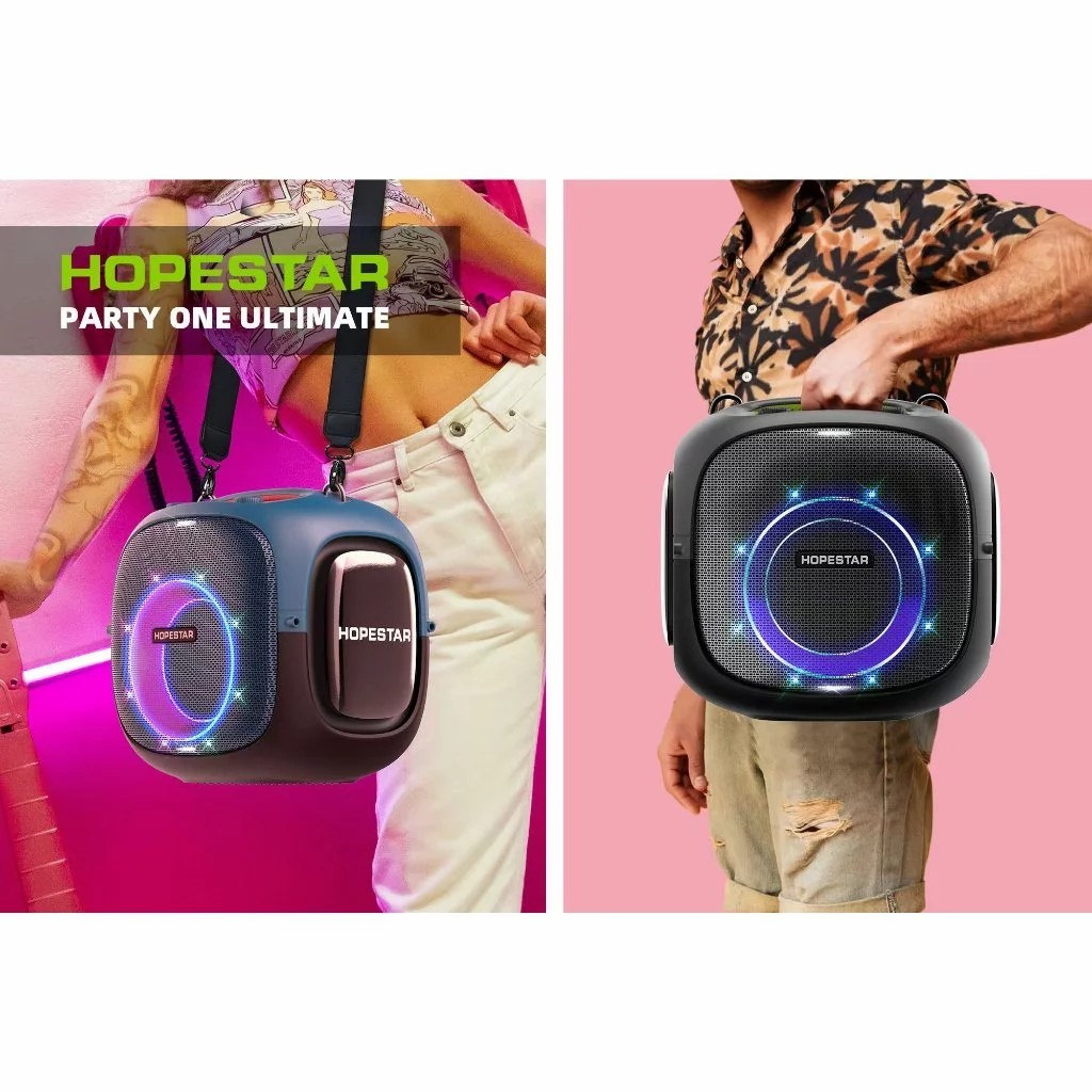 🔊 HOPESTAR PARTY ONE ULTIMATE ลำโพงบลูทูธ 240W พร้อมไมค์คู่ ปรับเสียงได้ 3 แบบ แบตเตอรี่ถอดเปลี่ยนได้ ประกันศูนย์ไทย 1ปี