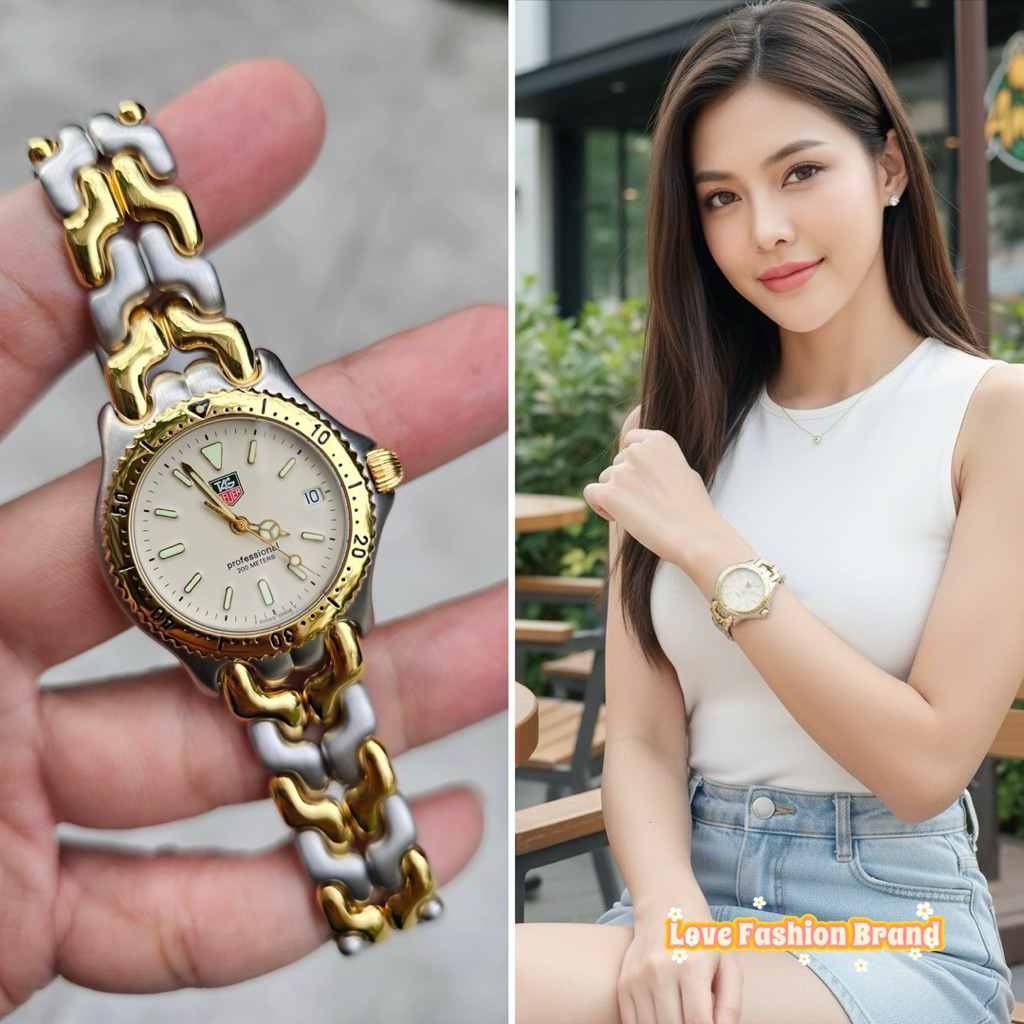 👑ผ่อน 0%👑มือสอง✅T✩G HE✩ER  นาฬิกาข้อมือ B1TT/GS341 boy size