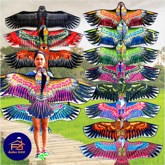 (พร้อมส่ง) ว่าว นกอินทรีย์ ขนาดกลาง 150-160 ซม ว่าวไล่นก ว่าวไล่ศัตรูพืช