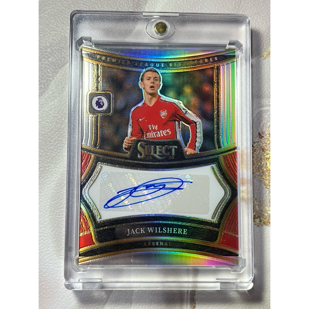 Arsenal Jack Wilshere‘s Autographs Football Card Real not Fake