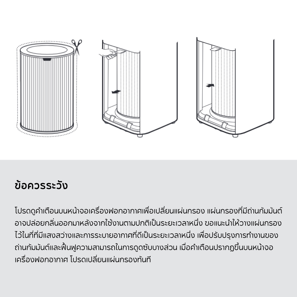 Mijia Smart Air Purifier 6 Filter แผ่นกรองอากาศ  ดักจับฝุ่น เกสร เชื้อรา PM2.5 สำหรับเครื่องกรอง Smart Air Purifier 6 - รูปที่ 4