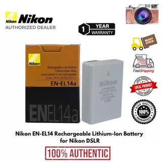 แบตเตอรี่ Nikon EN-EL14A EN-EL14 ของใหม่ For D5600, D5500,D5300,P7800,P7100,d3200,d3100