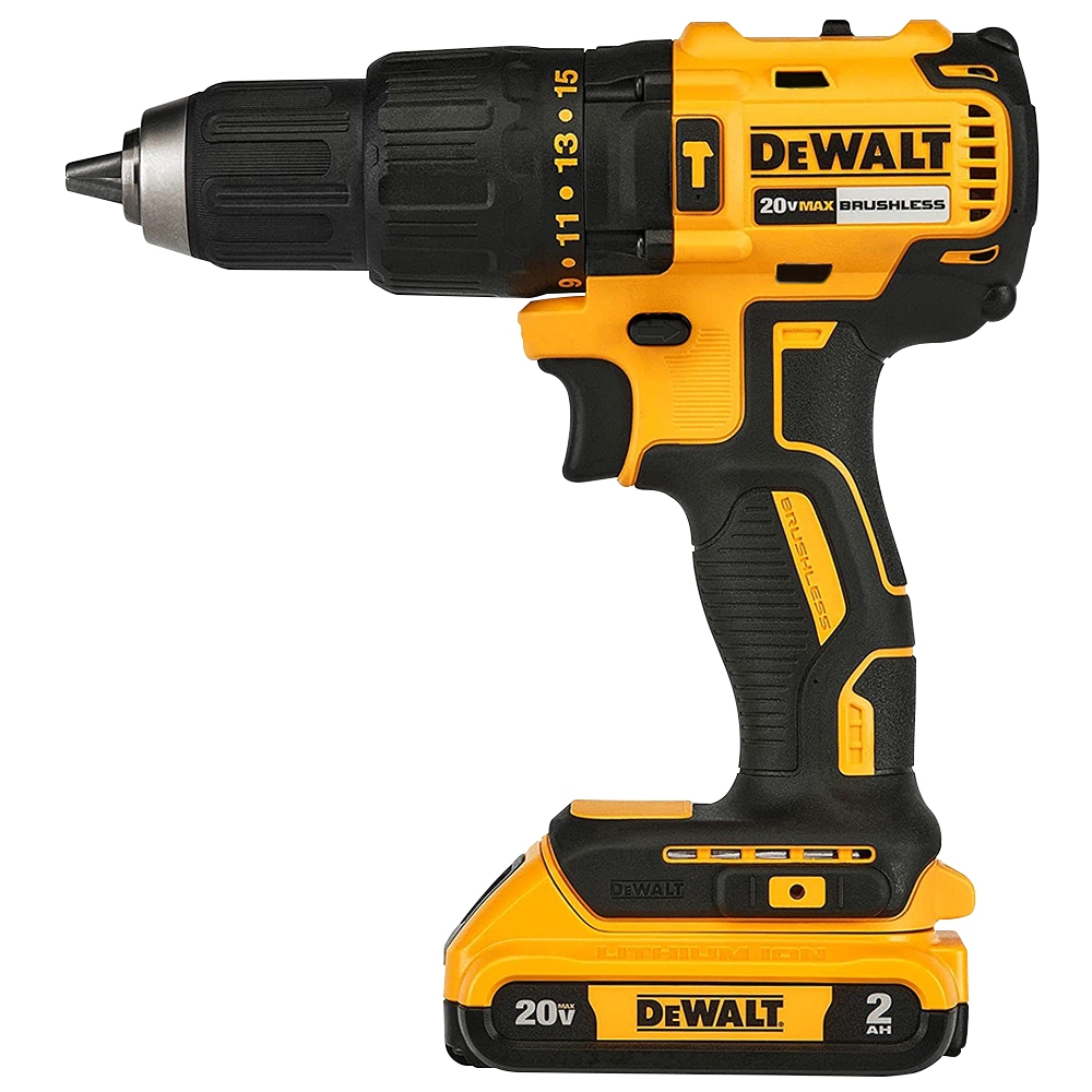 DEWALT สว่านกระแทกไร้สาย ไร้แปรงถ่าน 20 โวลต์ พร้อมชุดดอก 109 ชิ้น รุ่น DCD7781D2A-B1