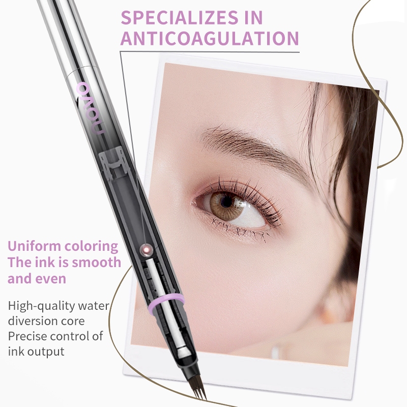 9060 (ใหม่/แท้) NOVO ที่เขียนคิ้วหัว4แฉก กันน้ำ กันเหงื่อ eyebrow pencil - รูปที่ 6