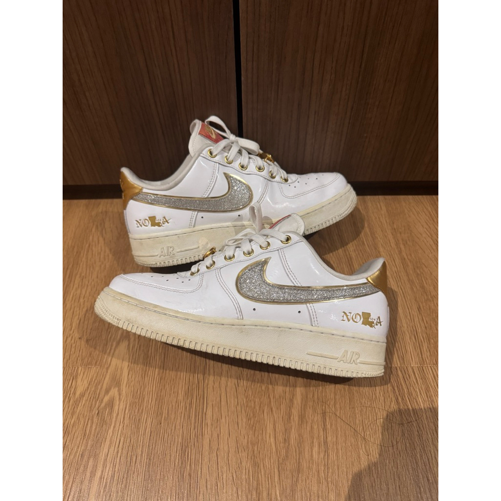 รองเท้าไนกี้ Nike af1 nola มือสอง ของแท้ มือหนึ่งหลักหมื่น size40 25cm