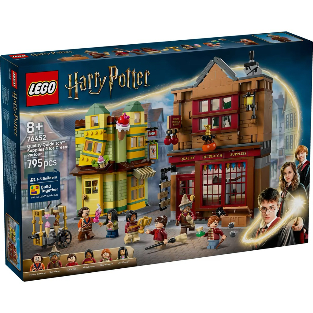 LEGO Harry Potter 76452 Quality Quidditch Supplies & Ice Cream Parlour (795 Pieces)