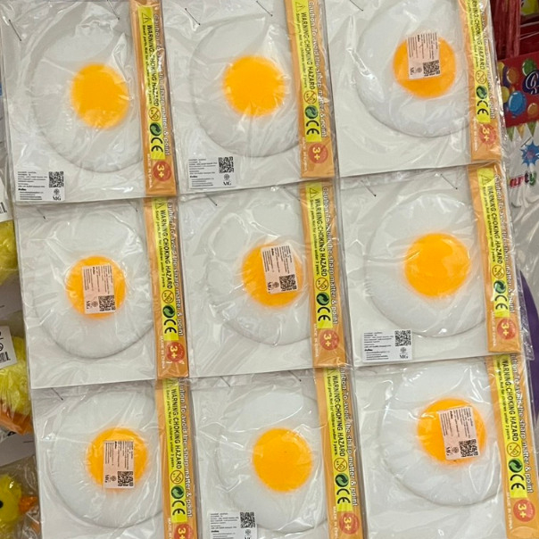 ของเล่นยอดฮิต ไข่ดาวหนึบหนับ ยืดได้ ของเล่นเด็ก