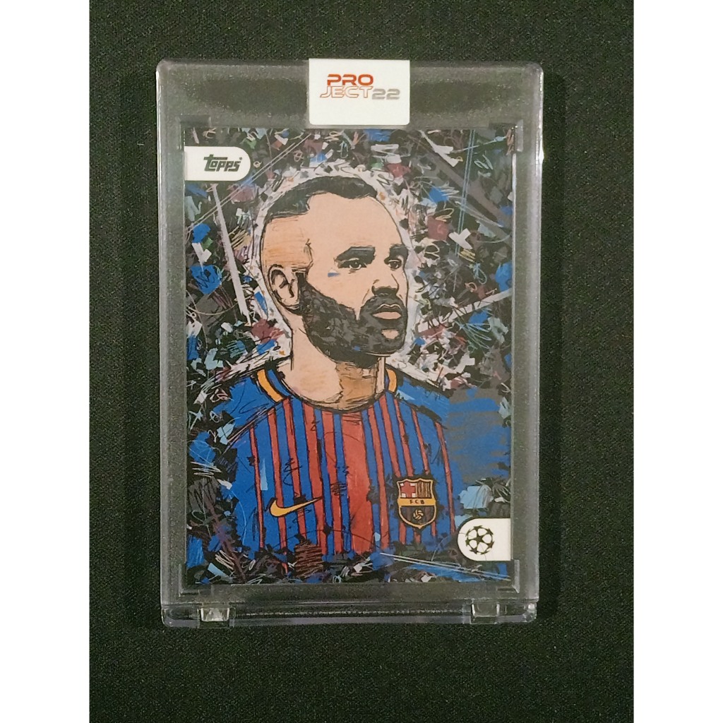 Andrés Iniesta by Ivan Beslic – Print Run 1,312