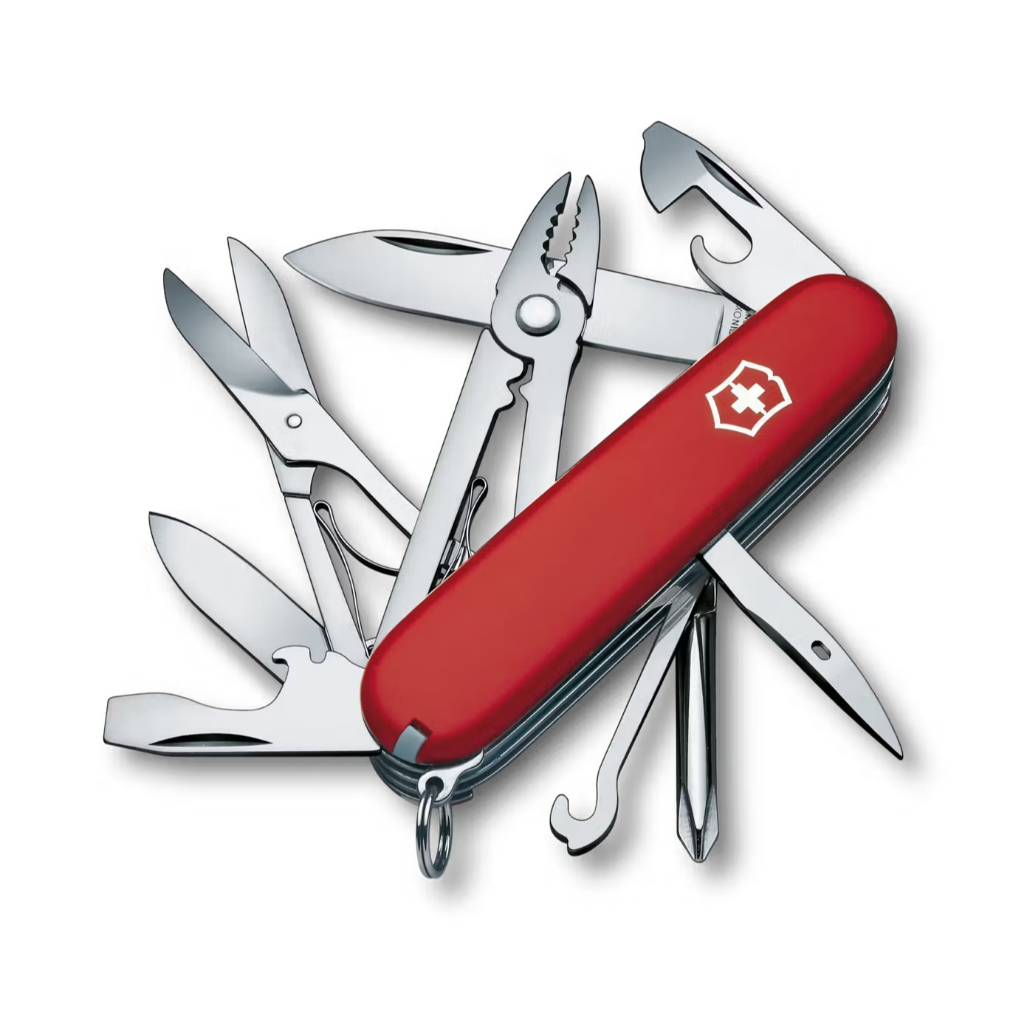 Victorinox Deluxe Tinker - Medium Pocket Knife with Phillips Screwdriver in Red (1.4723) | มีดพับ มี