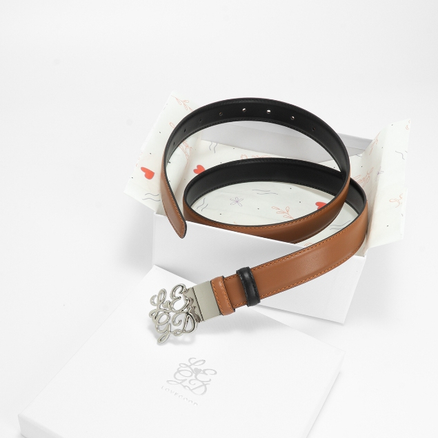 [ LoveGood ] Lawrence เข็มขัดหนังวัวแท้ ใช้ได้ 2 ด้านในเส้นเดียว หัวเข็มขัดเคลือบ Nickel-Free รูปที่ 6