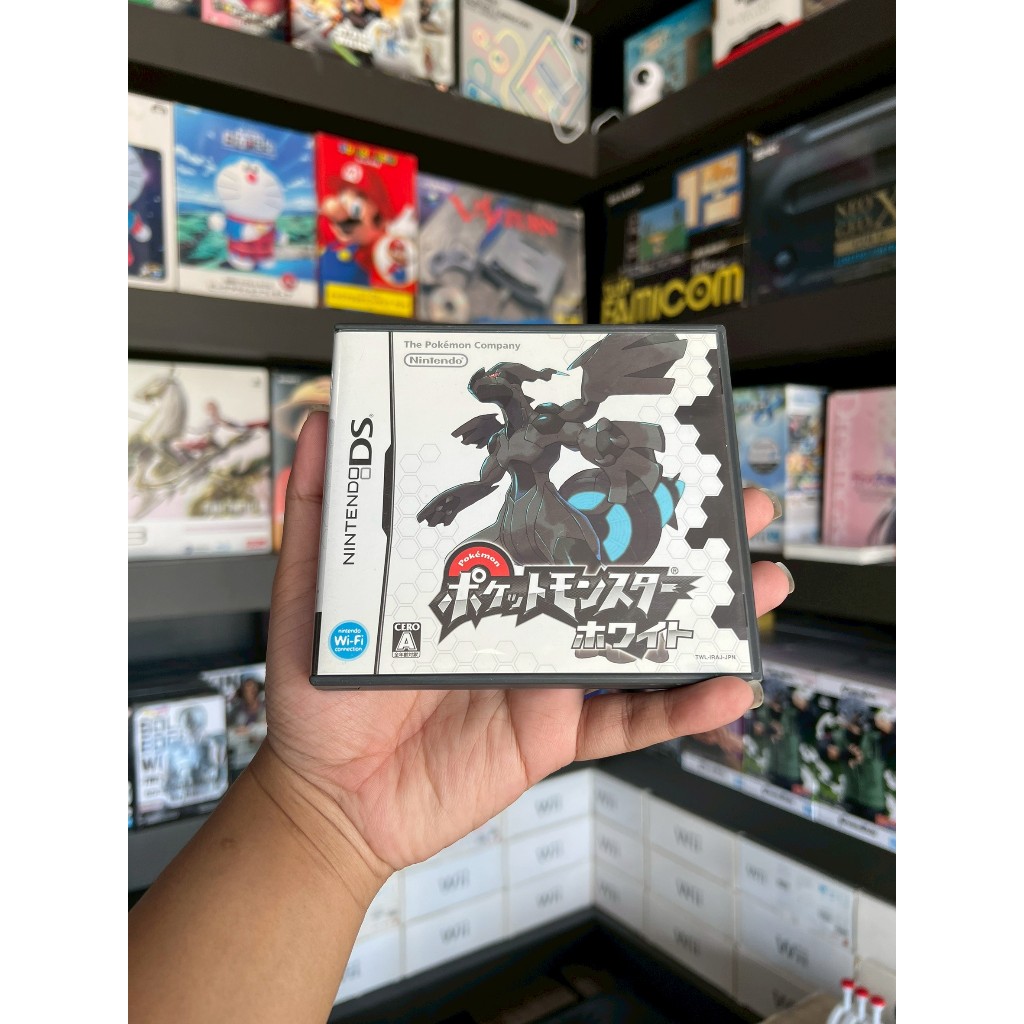 แผ่นเกมแท้ NDS Pokemon White Japan มือสอง