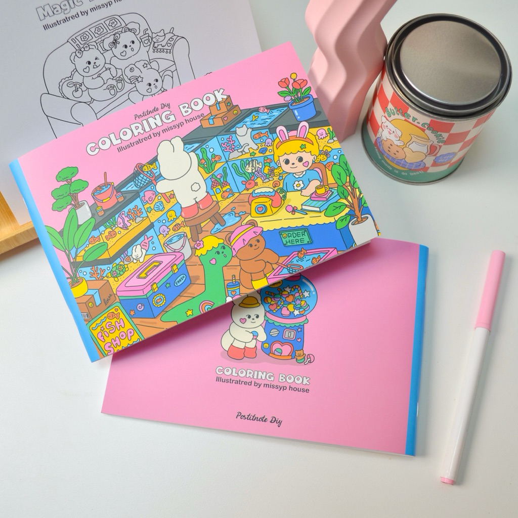 สมุดระบายสี Ver.6 คอลแลปแบรนด์ MISSYP HOUSE