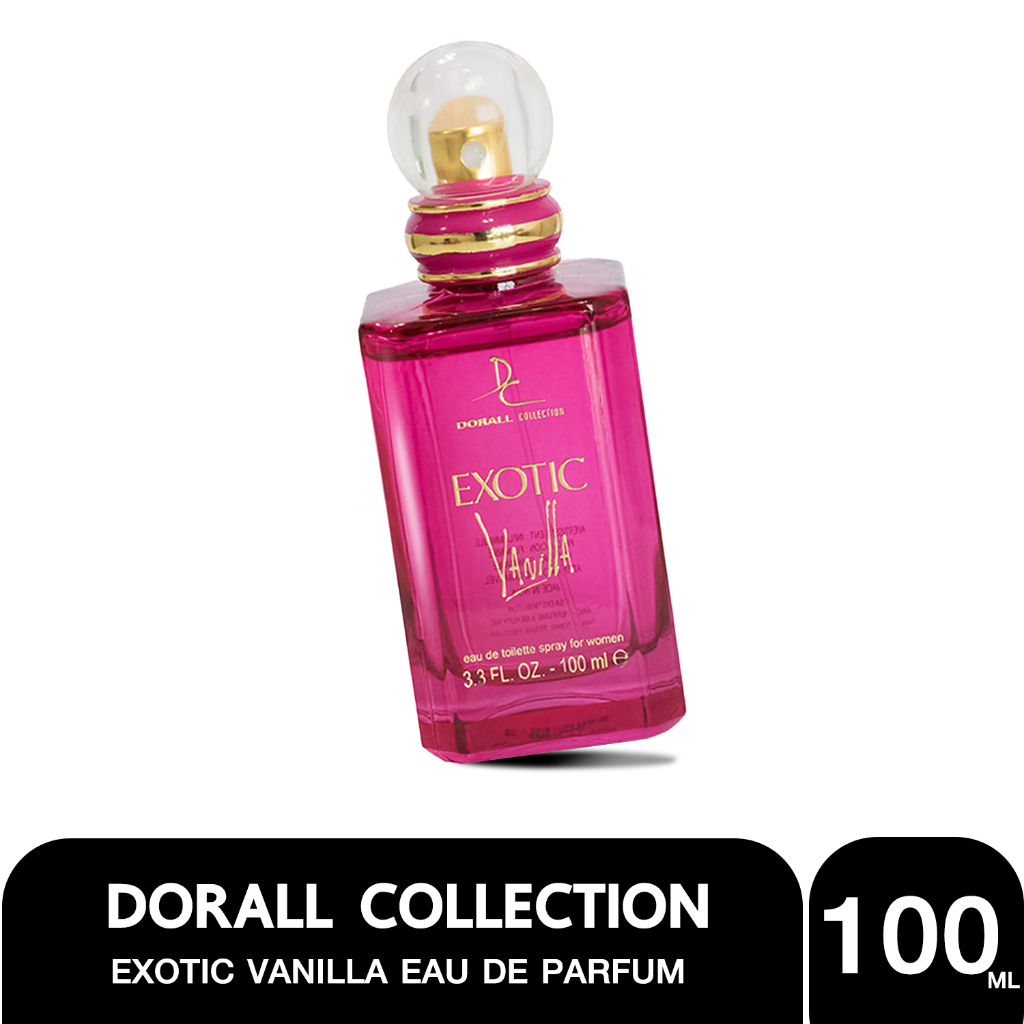 JD Collection Exotic Vanilla Eau De Toilette For Women 100ml น้ำหอมนำเข้า  น้ำหอมเจดีคอลเลกชั่นโดราล