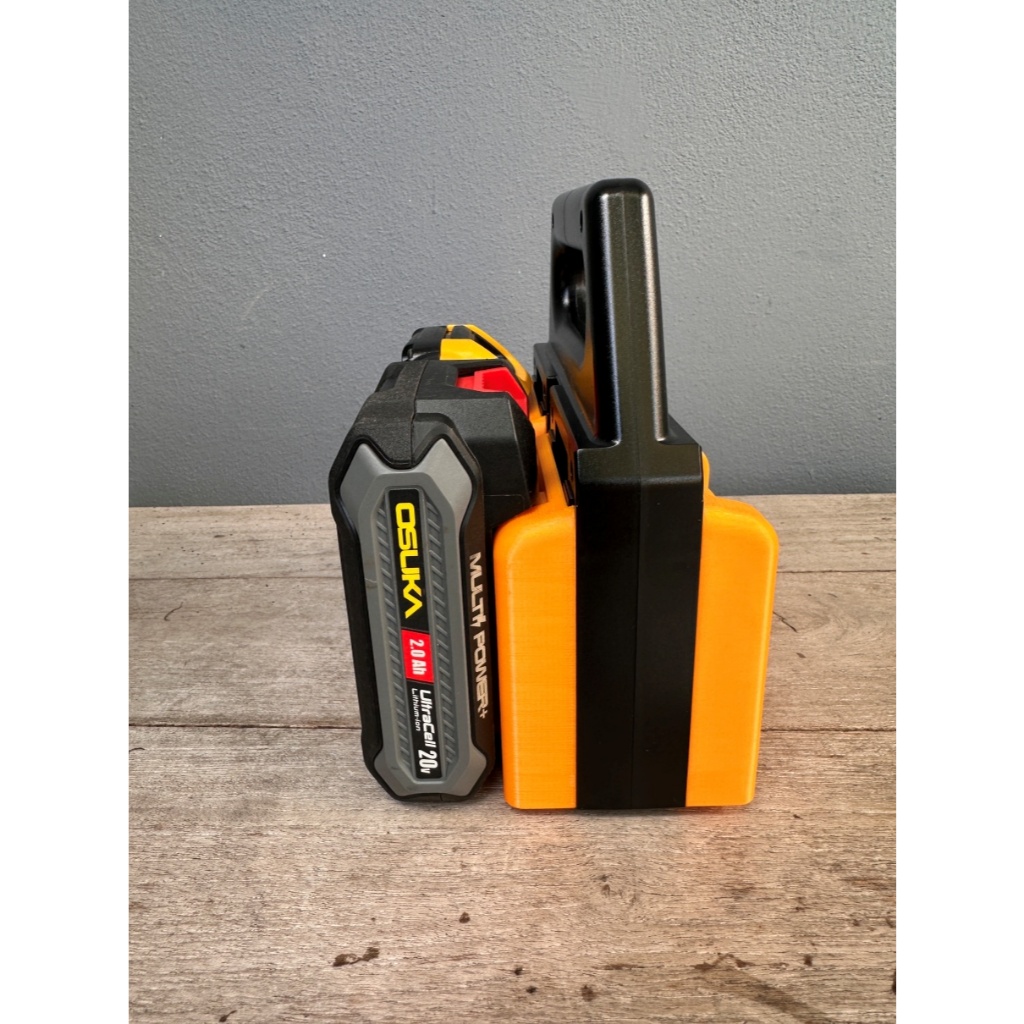 ตะกร้าแบต Battery Bucket สำหรับแบต DEWALT OSUKA 18V,20V ใส่ร่วมกันได้
