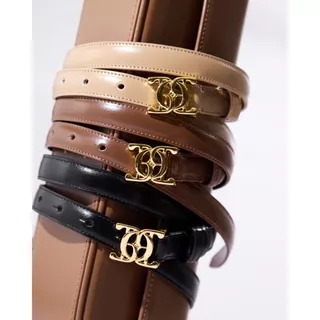 O&B เข็มขัดหนังวัวแท้ รุ่น CLASSIC BELT IN CREST BROWN-39156SC12722F_H5BRXX