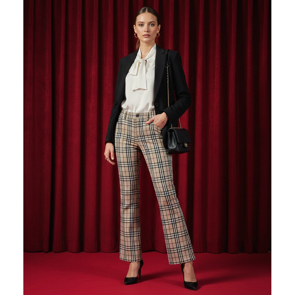 กางเกง VINTAGE BURBERRY OG "CHECK LINE" 🛒