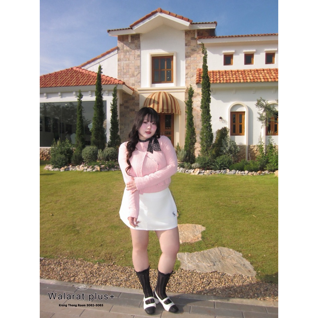 WP กระโปรงสั้น ดีเทลปัก มีซับใน ทรงสวยแมชง่าย ไซส์ใหญ่ สาวอวบ - รูปที่ 6