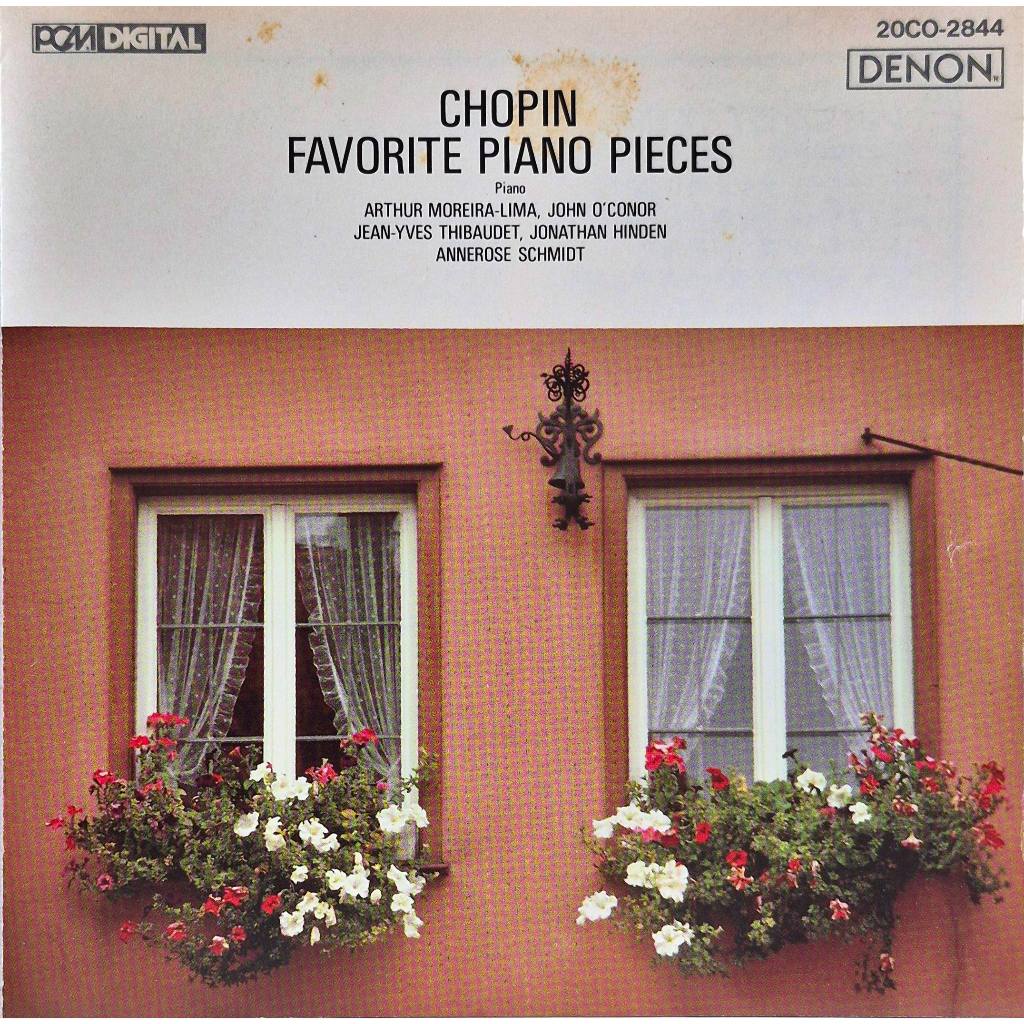 Used CD,Chopin Favorite Piano Pieces (A)(Classical)(instrumental)(Denon)(1988)(Japan)