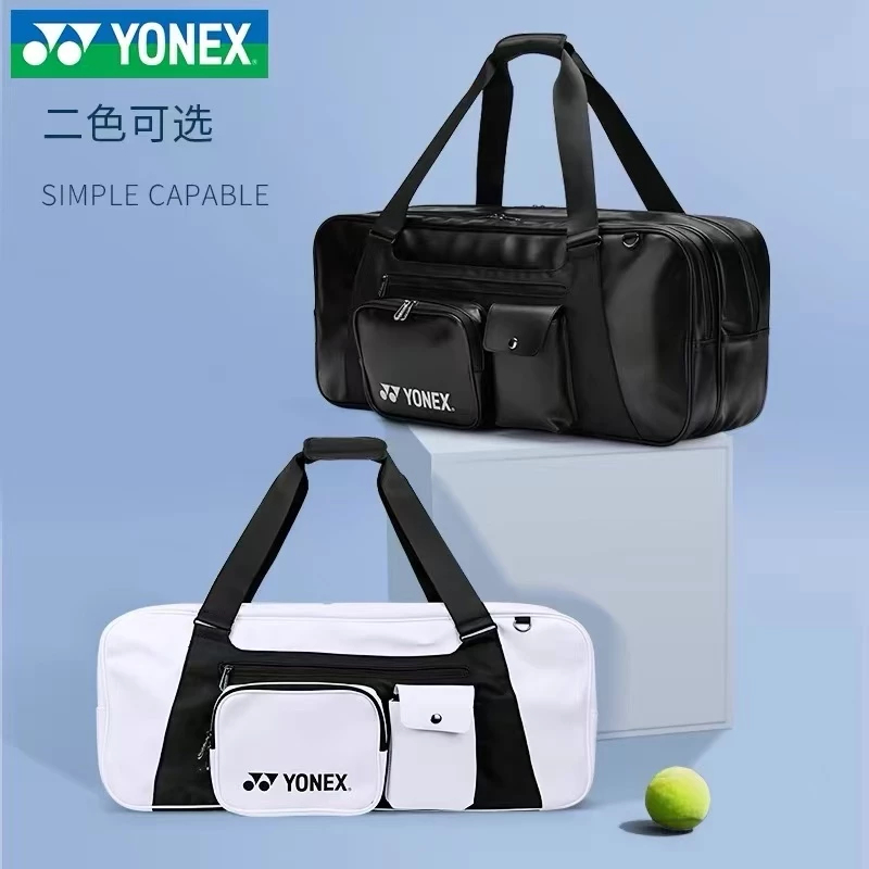 2025 ใหม่ Yonex กระเป๋าแบดมินตันแบบพกพาความจุสูงกระเป๋าแบดมินตันกระเป๋ากีฬา