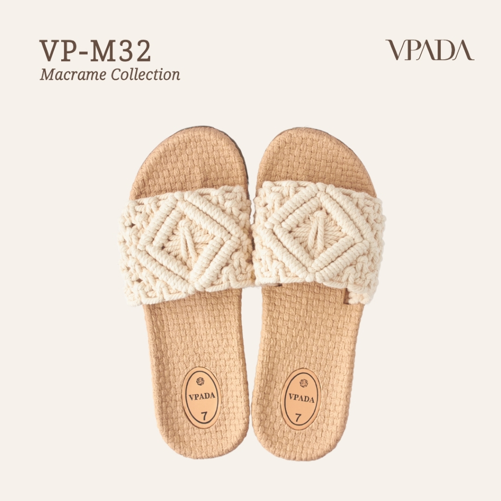 Vpada_sandals_VP-M32 Macreme Collection รองเท้าแตะชายหาดแบน รองเท้าแตะแฟชั่น