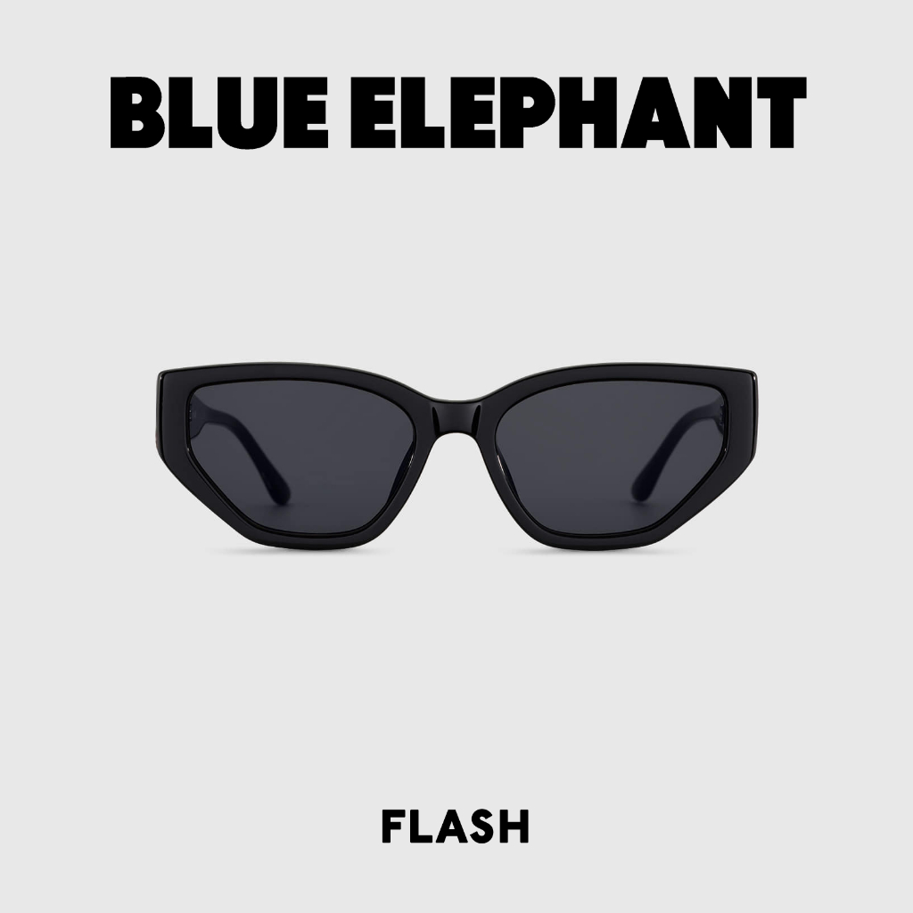 SUNGLASSES BLUE ELEPHANT - FLASH (Black, Leopard, Red Wine)